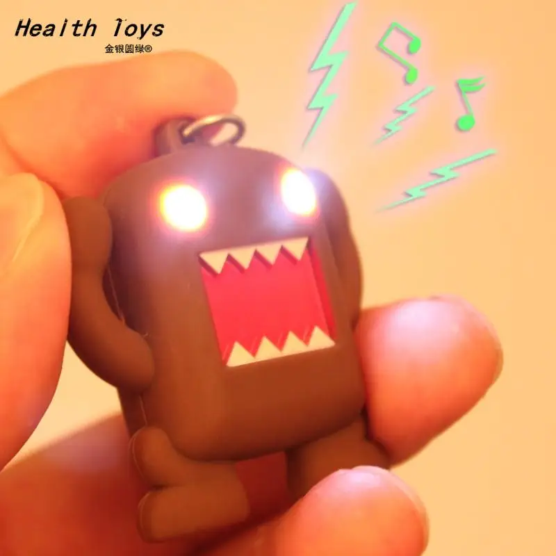 So Cool !!! Ultra Bright LED Cute Mini Domo kun LED Flashlight Keychains With Sound Keychain Kids Gifts
So Cool !!! Ultra Bright LED Cute Mini Domo kun LED Flashlight Keychains With Sound Keychain Kids Gifts