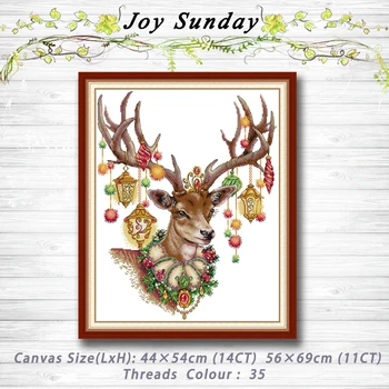 Antlers animal deer decor paintings 14CT 11CT counted cross stitch kits embroidery set Needlework Set chinese cross stitch
Antlers animal deer decor paintings 14CT 11CT counted cross stitch kits embroidery set Needlework Set chinese cross stitch