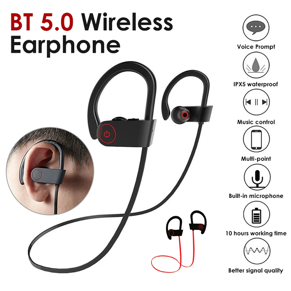 Bluetooth-наушники-вкладыши с шумоподавлением и поддержкой Bluetooth 5 0 | Электроника