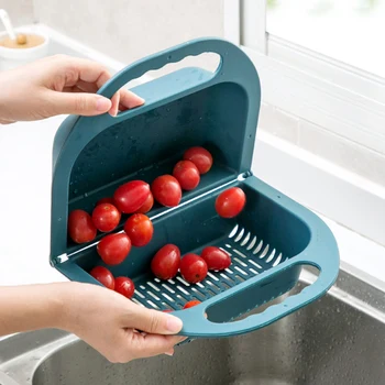 Folding Fruit and Vegetable Washing Basket Household Kitchen Sink Dishwashing Storage Basket
Folding Fruit and Vegetable Washing Basket Household Kitchen Sink Dishwashing Storage Basket