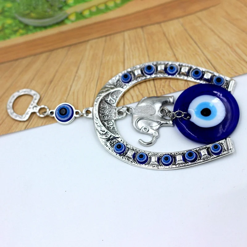 Evil Eye Wall Elephant Blessing Home Protection Blessing Hanging Decoration Glass Eye Dream Catcher Pendants Wall Decoration
Evil Eye Wall Elephant Blessing Home Protection Blessing Hanging Decoration Glass Eye Dream Catcher Pendants Wall Decoration