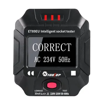 St02 Socket Tester Ground Wire Detector Check Smart Tester Pencil Analog Display Current Voltage Meter
St02 Socket Tester Ground Wire Detector Check Smart Tester Pencil Analog Display Current Voltage Meter