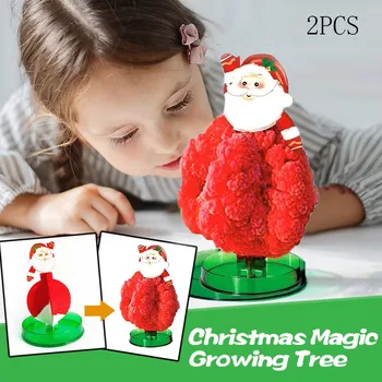 2pc DIY Paper Growing Tree Flowering Toy Creative Colorful Magic Tree Crafts Gift 80ml Christmas Trees Crystal Fun Xmas Toys
2pc DIY Paper Growing Tree Flowering Toy Creative Colorful Magic Tree Crafts Gift 80ml Christmas Trees Crystal Fun Xmas Toys