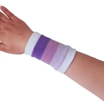 Unisex Sports Wrist Protector Sweatband Gradient Rainbow Stripes Knit Bracelet
Unisex Sports Wrist Protector Sweatband Gradient Rainbow Stripes Knit Bracelet