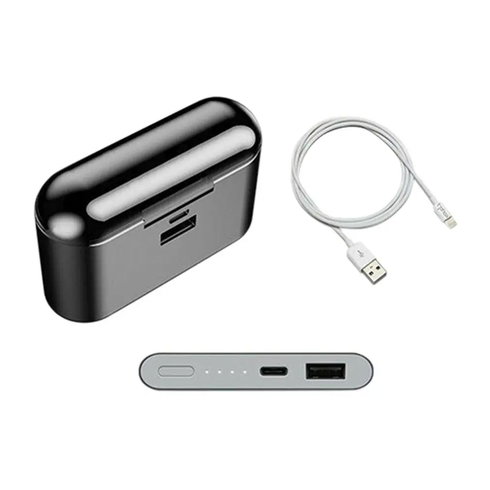 Фото 3000 мАч TWS X8s Беспроводная Bluetooth 5 0 гарнитура IPX7 водонепроницаемые мини наушники