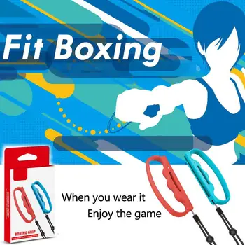 1 Pair L&R Fitness Boxing Handle Grip With Straps Finger Boxing Clasp Hand Grip for Nintendo Switch Joy-Con Accessories
1 Pair L&R Fitness Boxing Handle Grip With Straps Finger Boxing Clasp Hand Grip for Nintendo Switch Joy-Con Accessories