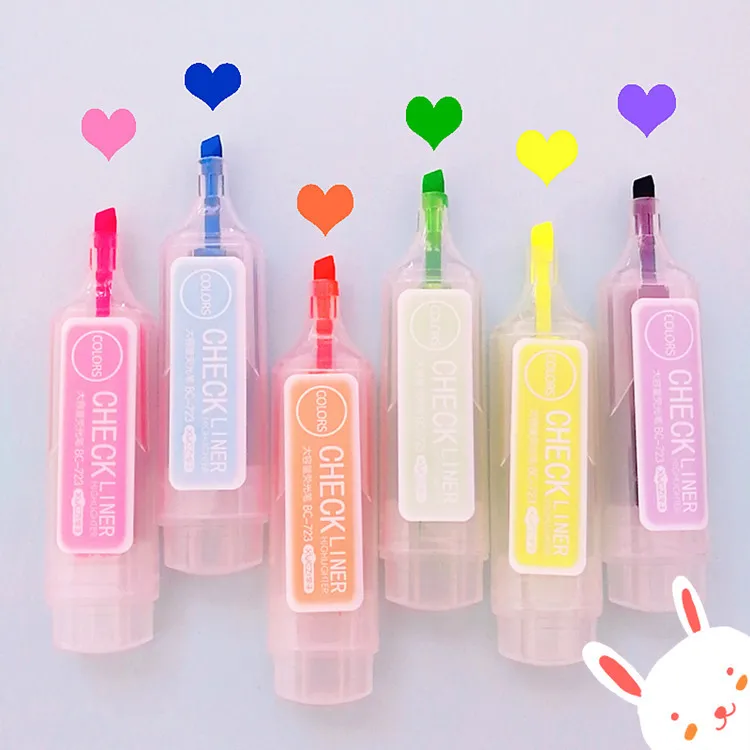 5 pack/set Check Liner Colorful Candy Color Highlighters Promotional Art Markers Gift Stationery
5 pack/set Check Liner Colorful Candy Color Highlighters Promotional Art Markers Gift Stationery