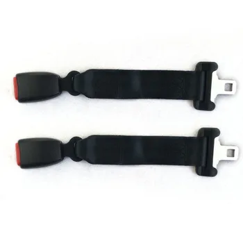 

2PCS 35CM Car Seat Seatbelt Adjustable Safety Belt Extender Extension 25MM Buckle