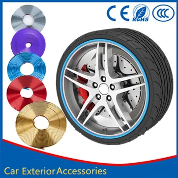 8m Car Wheel Rim Sticker Wheel Rims Plated Strip Protection Decoration For Peugeot 206 307 308 407 208 207 3008 2008 508 4008
8m Car Wheel Rim Sticker Wheel Rims Plated Strip Protection Decoration For Peugeot 206 307 308 407 208 207 3008 2008 508 4008