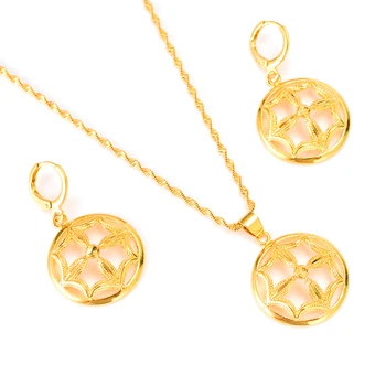 Charm Vintage lady gold Flower earrings Necklaces & Pendants Jewelry stes for Women girls wedding birthday gifts drop Shipping 
Charm Vintage lady gold Flower earrings Necklaces & Pendants Jewelry stes for Women girls wedding birthday gifts drop Shipping