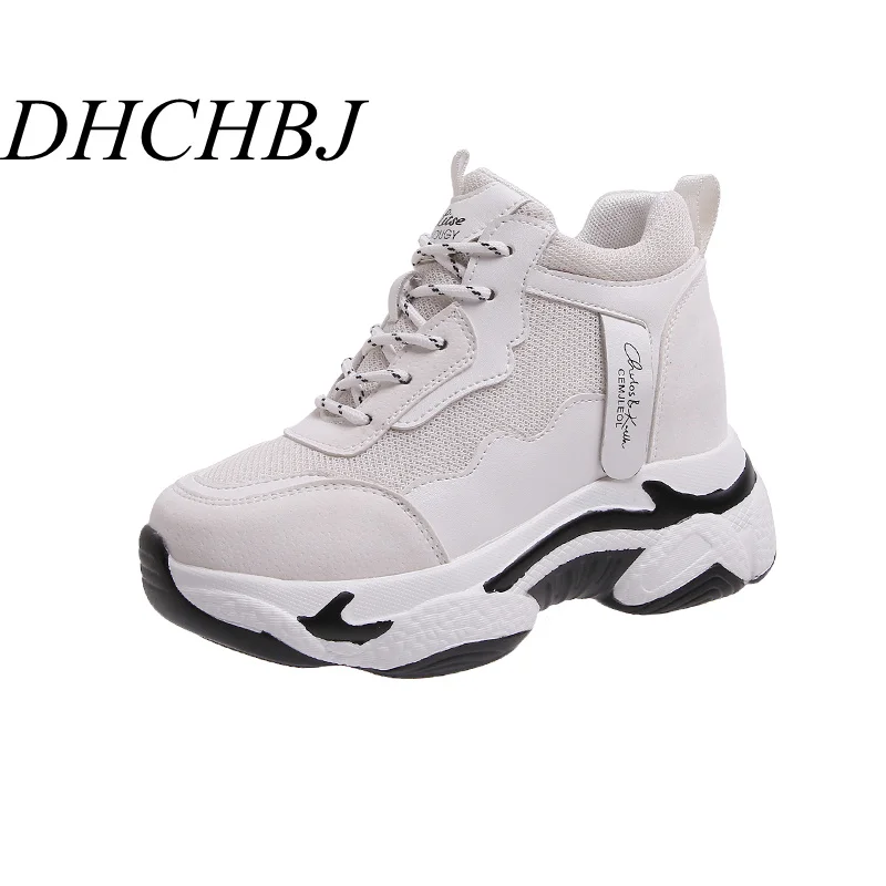 New 2020 Fashion Spring Women Sneakers Breathable Wedge Heels Casual Shoes 8CM High Platform Sneakers Women Summer Chunky Shoes 
New 2020 Fashion Spring Women Sneakers Breathable Wedge Heels Casual Shoes 8CM High Platform Sneakers Women Summer Chunky Shoes
