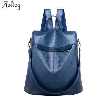 Aelicy Multifunction Women Backpack Girls Shoulder Bag High Quality PU Laptop Backpack Schoolbag Anti-Theft Shoulder Bag Leisure 
Aelicy Multifunction Women Backpack Girls Shoulder Bag High Quality PU Laptop Backpack Schoolbag Anti-Theft Shoulder Bag Leisure