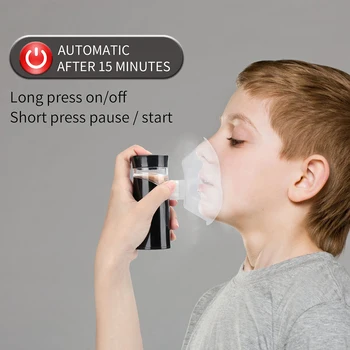 Mini Handheld Inhale Silent Ultrasonic Nebulizer Children Adult Rechargeable Automizer For Children Adults
Mini Handheld Inhale Silent Ultrasonic Nebulizer Children Adult Rechargeable Automizer For Children Adults