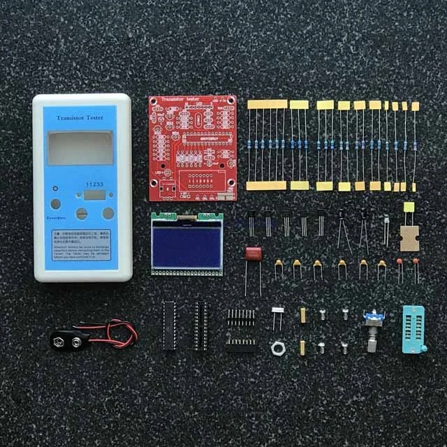 A6-- Electronic Circuit Board kit M12864 graphics transistor tester Version control switch easy to use encoder 75x63mm
A6-- Electronic Circuit Board kit M12864 graphics transistor tester Version control switch easy to use encoder 75x63mm