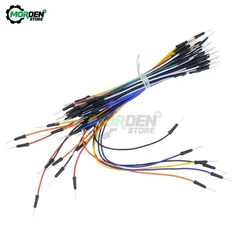 65pcs Male to Male Solderless Flexible Breadboard Line Jumper for Arduino Cable Wires Bread board lines Connecting line
65pcs Male to Male Solderless Flexible Breadboard Line Jumper for Arduino Cable Wires Bread board lines Connecting line