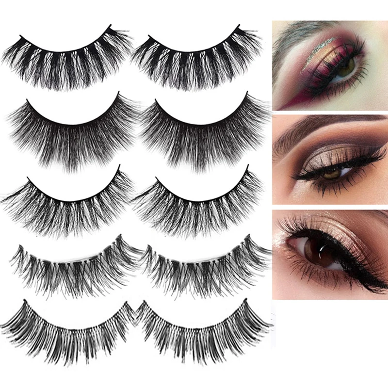 5Pair Natural Long False Eyelashes 3D Fake Lashes Makeup Mink Lashes Eyelash Extension Tool Thick Eye Lashes Handmade Eyelashes
5Pair Natural Long False Eyelashes 3D Fake Lashes Makeup Mink Lashes Eyelash Extension Tool Thick Eye Lashes Handmade Eyelashes