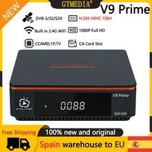 Satellite Decoder GTMEDIA V9 Prime Satellite TV Receiver DVB-S/S2/S2X,CA card,built in 2.4G WiFi,Support CCam,M3U TV Tuner STB
Satellite Decoder GTMEDIA V9 Prime Satellite TV Receiver DVB-S/S2/S2X,CA card,built in 2.4G WiFi,Support CCam,M3U TV Tuner STB