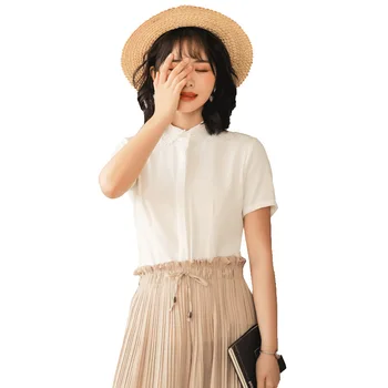 Slim Fit Solid Color Blouse Women Short Sleeve Formal Summer Chiffon Women Shirts Casual Blusa Feminina Woman Clothes YY50WB
Slim Fit Solid Color Blouse Women Short Sleeve Formal Summer Chiffon Women Shirts Casual Blusa Feminina Woman Clothes YY50WB