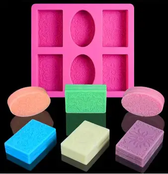 3d Soap Molds Silicone Rectangular Oval 6 Forms for Soap Making Silicone Mold Soap Mould Flowers Bathroom Kitchen Diy Handmade
3d Soap Molds Silicone Rectangular Oval 6 Forms for Soap Making Silicone Mold Soap Mould Flowers Bathroom Kitchen Diy Handmade