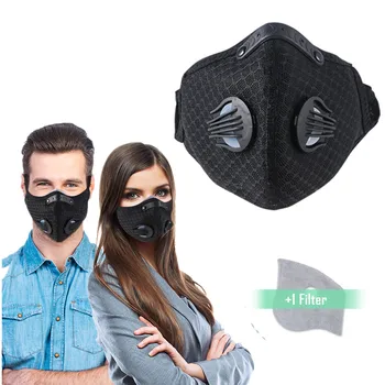 Cycling Face Anti-Dust Mask Health Reusable Mouth Muffle Face Respirator Double Filter Valved Anti-Fog Air Pollution Mouth Cover
Cycling Face Anti-Dust Mask Health Reusable Mouth Muffle Face Respirator Double Filter Valved Anti-Fog Air Pollution Mouth Cover