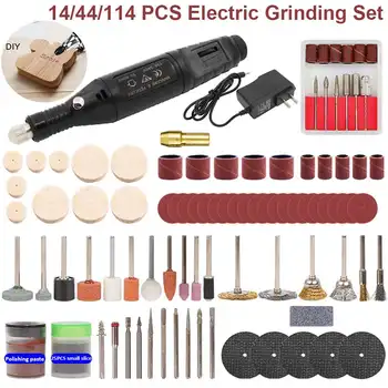 114/44/14Pcs Rechargeable Electric Grinder Drill Rotary Tools Accessories DIY Engraving Carving Pen Polishing Machine
114/44/14Pcs Rechargeable Electric Grinder Drill Rotary Tools Accessories DIY Engraving Carving Pen Polishing Machine