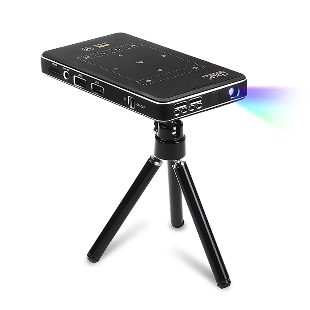 IMK95 Mini Portable 4K DLP Projector 100 ANSI Lumens Android 6.0 Amlogic S905X HD LED Video Projector Beamer for Home Cinema
IMK95 Mini Portable 4K DLP Projector 100 ANSI Lumens Android 6.0 Amlogic S905X HD LED Video Projector Beamer for Home Cinema
