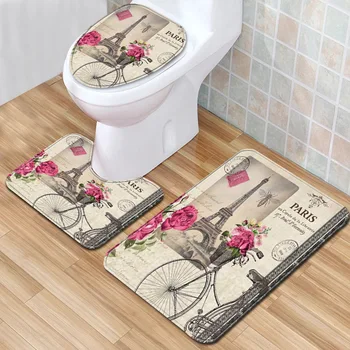 The London Wind 3pcs/lot Bathroom Rugs and Mat Set Anti Slip Bath Mat 3D Toillete Carpet Eco-Friendly Kitchen Blanket Doormats
The London Wind 3pcs/lot Bathroom Rugs and Mat Set Anti Slip Bath Mat 3D Toillete Carpet Eco-Friendly Kitchen Blanket Doormats