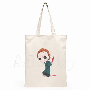 Jacted Up Michael Myers Women Handbags Canvas Tote Shopping Bags Reusable Shopping Bag Eco Foldable
Jacted Up Michael Myers Women Handbags Canvas Tote Shopping Bags Reusable Shopping Bag Eco Foldable