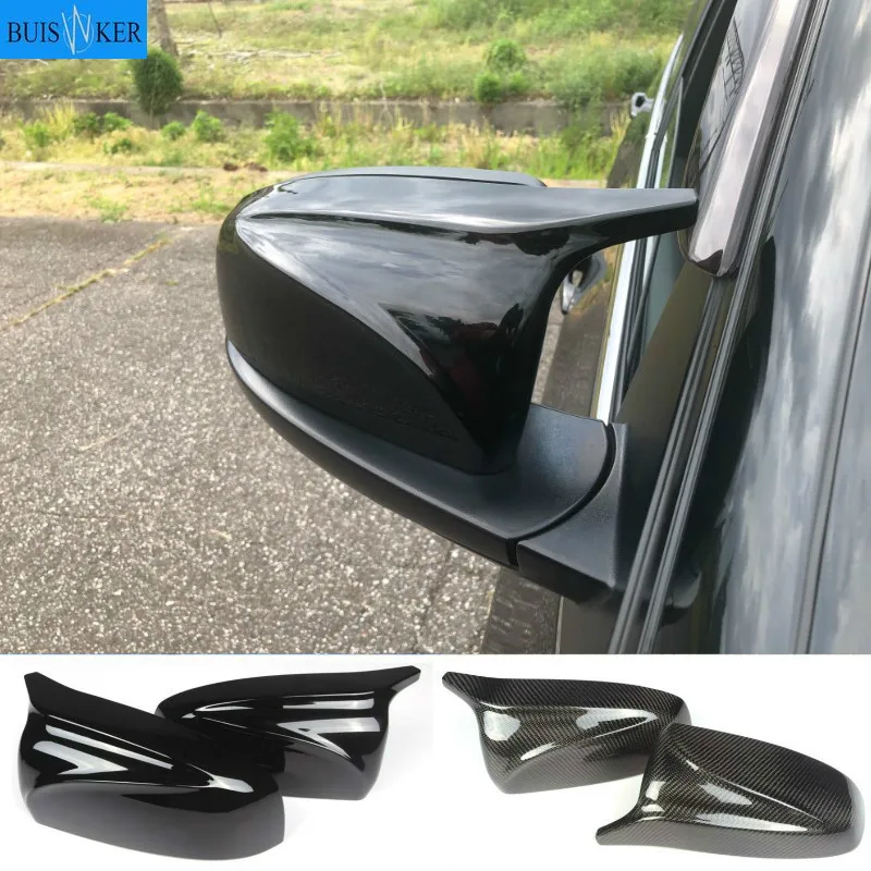 A Pair Carbon Fiber/ABS Mirror Cover X5 X6 Car Side Rearview Mirror Cap Cover Replacement For BMW X5 X6 E70 E71 2007-2013
A Pair Carbon Fiber/ABS Mirror Cover X5 X6 Car Side Rearview Mirror Cap Cover Replacement For BMW X5 X6 E70 E71 2007-2013