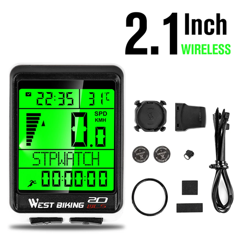 Waterproof Bicycle Computer Wireless MTB Road Bike LED Odometer Multifunction Cycling Speedometer Bike Computer 5 Language
Waterproof Bicycle Computer Wireless MTB Road Bike LED Odometer Multifunction Cycling Speedometer Bike Computer 5 Language