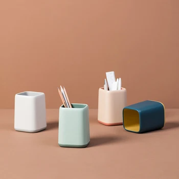1PC Multifunction Pen Holder Desktop Storage Box Two-color Contrast Colo Put Pen Inductionr Box Finishing Box Desk Organizer
1PC Multifunction Pen Holder Desktop Storage Box Two-color Contrast Colo Put Pen Inductionr Box Finishing Box Desk Organizer