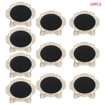 10pcs Oval Shape Hollow Mini Wood Chalkboard Blackboard Tabletop Message Board For Wedding Party Decor M17F
10pcs Oval Shape Hollow Mini Wood Chalkboard Blackboard Tabletop Message Board For Wedding Party Decor M17F
