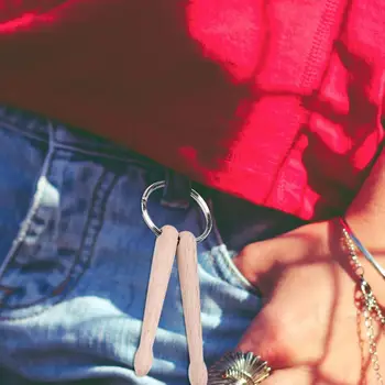 Keychain Mini Drumsticks Ornament Keychain Drumsticks Percussion Keyring Music Gift Decoration Key Chain
Keychain Mini Drumsticks Ornament Keychain Drumsticks Percussion Keyring Music Gift Decoration Key Chain