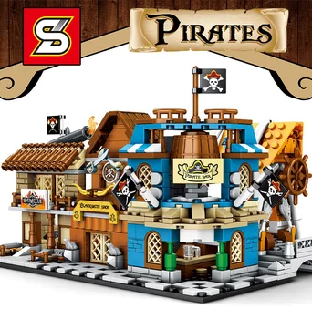 4pcs/Set One Piece Pirate Shop Street Store View Building Block Set Brick Cartoon Movie Model Toys For Children Kids Gifts
4pcs/Set One Piece Pirate Shop Street Store View Building Block Set Brick Cartoon Movie Model Toys For Children Kids Gifts