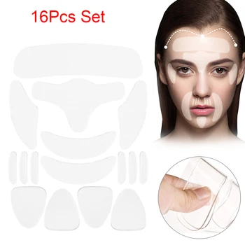 16PCS Reusable Silicone Wrinkle Forehead Sticker Face Neck Eye Sticker Silicone Neck Pad Forehead Anti Wrinkle Agless Patch
16PCS Reusable Silicone Wrinkle Forehead Sticker Face Neck Eye Sticker Silicone Neck Pad Forehead Anti Wrinkle Agless Patch