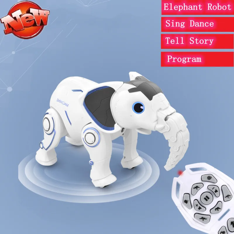 Kid Early Educational Toy Intelligent Elephant Toy RC Robot Elephant With singing dance Tell story Program Mulitfunction Toys to
Kid Early Educational Toy Intelligent Elephant Toy RC Robot Elephant With singing dance Tell story Program Mulitfunction Toys to
