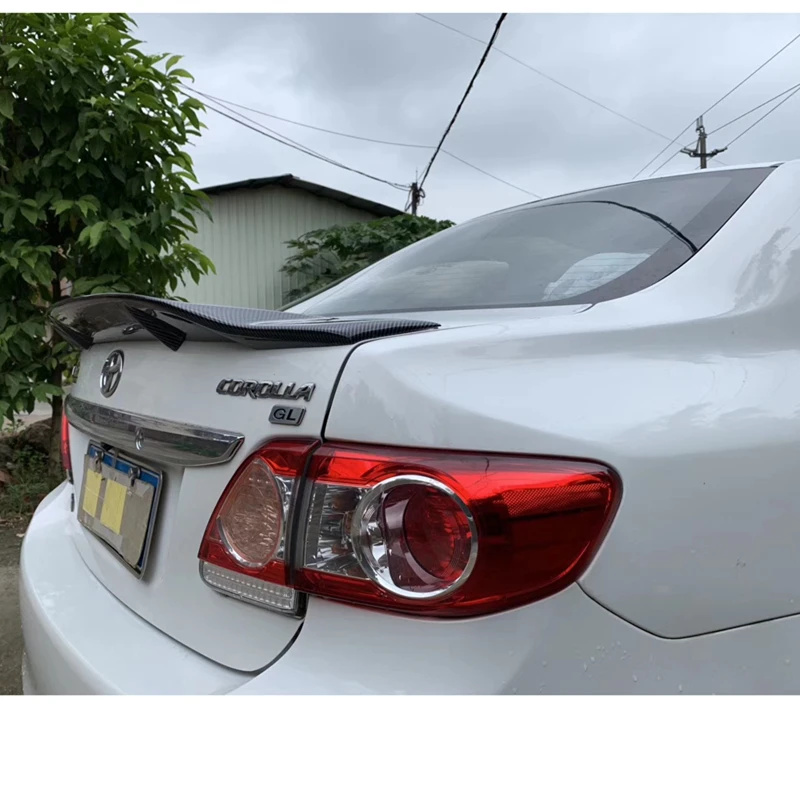 Use For Toyota corolla spoiler 2006 07 08 09 10 11 12 13 year Carbon Fiber/FRP Rear Spoiler Glossy Fibre Trunk Wing Lip R style
Use For Toyota corolla spoiler 2006 07 08 09 10 11 12 13 year Carbon Fiber/FRP Rear Spoiler Glossy Fibre Trunk Wing Lip R style