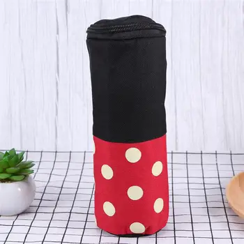 

Thermal Baby Feeding Bottle Warmers Insulation Stroller Travel Bag Portable Milk Transport Bag Polka Dot high-grade fabric