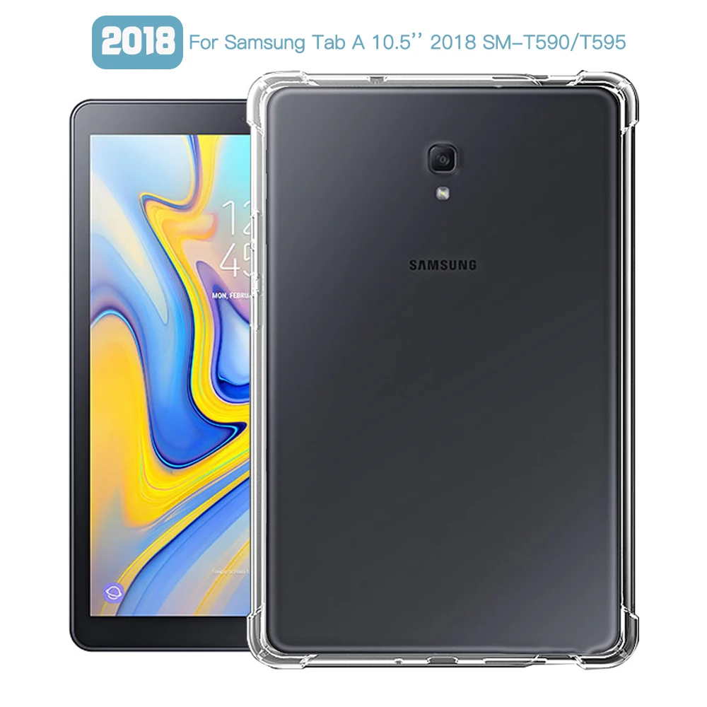 Shockproof Cover For Samsung Galaxy Tab A A2 10.5'' 2018 SM-T590 SM-T595 T597 Case TPU Silicon Transparent Cover Coque Fundas
Shockproof Cover For Samsung Galaxy Tab A A2 10.5'' 2018 SM-T590 SM-T595 T597 Case TPU Silicon Transparent Cover Coque Fundas
