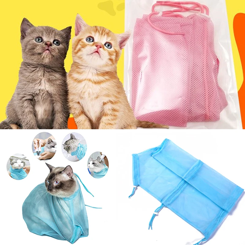 Cat Shower Mesh Bag Grooming Adjustable Multifunctional Solid Color Polyester Cat Scratch Prevention Fixed Washing Bag
Cat Shower Mesh Bag Grooming Adjustable Multifunctional Solid Color Polyester Cat Scratch Prevention Fixed Washing Bag