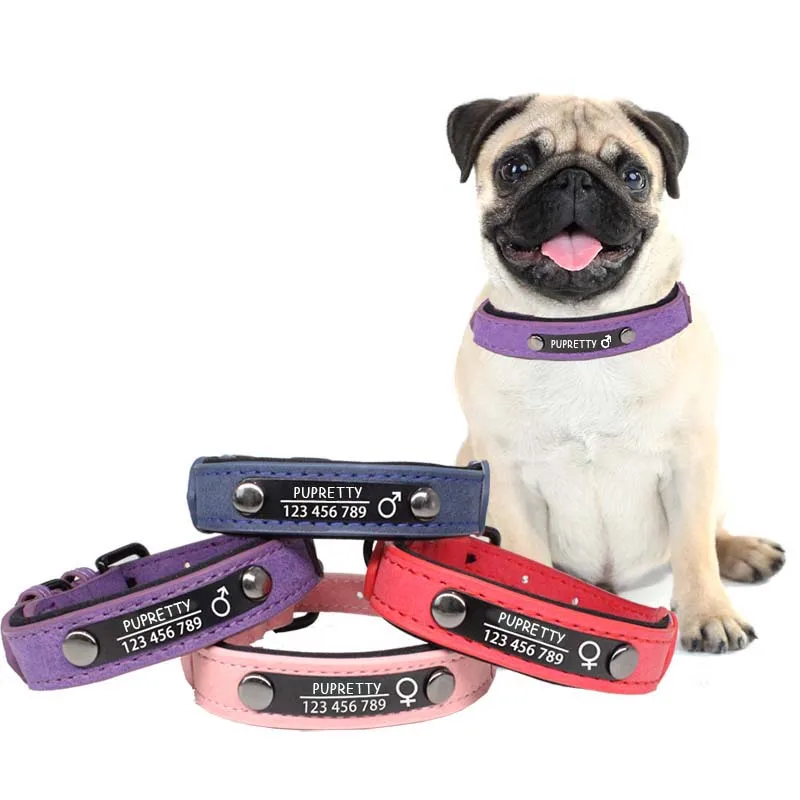 Engraving Dog Collar Personalized ID Tags Pet Custom Name Lable Cat Leather Collar Necklace For Small Medium Puppy
Engraving Dog Collar Personalized ID Tags Pet Custom Name Lable Cat Leather Collar Necklace For Small Medium Puppy