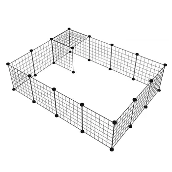 

DIY Combination Wire Mesh Pet Cage dog Cat Rabbit Cage Multi Function Fence Iron Cage Guinea Pig Metal Hamster Cages