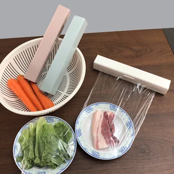 Preservative Film Cutters 1Pcs Cling Food Wrap Cutter Plastic Wrap Dispenser Storage Holder Simple Style Kitchen Accessories
Preservative Film Cutters 1Pcs Cling Food Wrap Cutter Plastic Wrap Dispenser Storage Holder Simple Style Kitchen Accessories