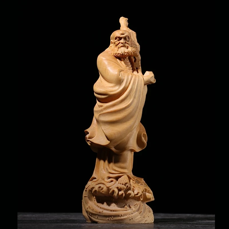 Boxwood Carving Decoration Carving Household Solid Wood Buddha Statue Gifts Dharma Across The River Sculpture Home Decor
Boxwood Carving Decoration Carving Household Solid Wood Buddha Statue Gifts Dharma Across The River Sculpture Home Decor