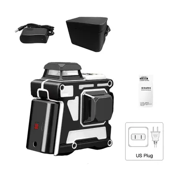 Laser Level 12 Lines 3D Self-Leveling 360 Horizontal And Vertical Cross Super Powerful Green Laser Beam Line
Laser Level 12 Lines 3D Self-Leveling 360 Horizontal And Vertical Cross Super Powerful Green Laser Beam Line