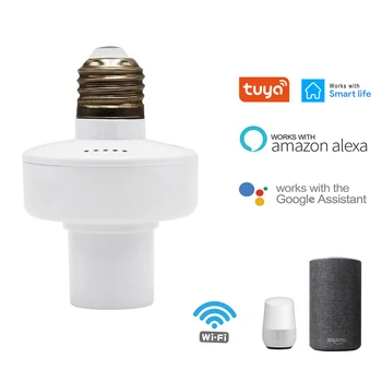 Smart WiFi lamp holder e27 Led Bulb Head Base AC90-250V Remote Voice Control Compatible With Alexa Google Home Alexa
Smart WiFi lamp holder e27 Led Bulb Head Base AC90-250V Remote Voice Control Compatible With Alexa Google Home Alexa
