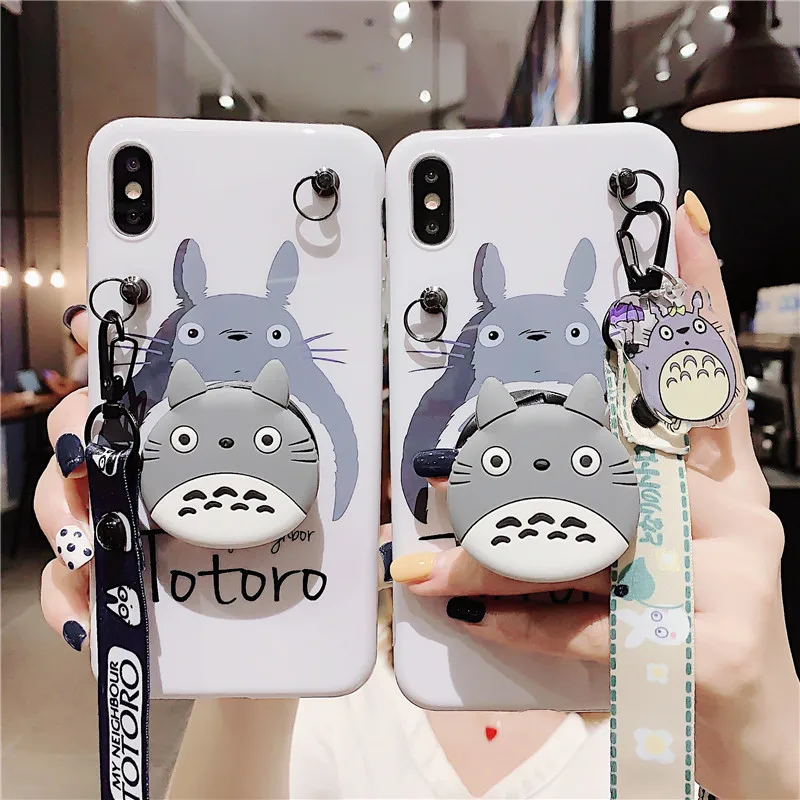 For iphone XR 3D Totoro soft Phone Case For iPhone X XS max 8plus 7plus 6 6S 6p Cute Monsters TPU Back Cover+toy+strap +stander
For iphone XR 3D Totoro soft Phone Case For iPhone X XS max 8plus 7plus 6 6S 6p Cute Monsters TPU Back Cover+toy+strap +stander