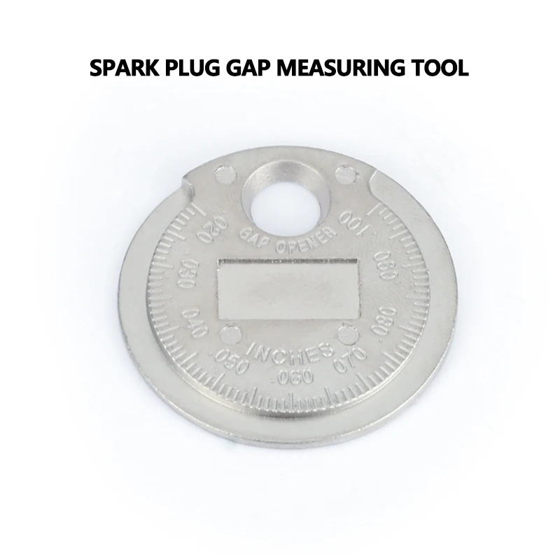 1pc Spark Plug Gap Gauge Measurement Tool Coin- Type 0.6-2.4mm Range Spark Plug Gage Caliber Measuring Tool Hot Sale mini
1pc Spark Plug Gap Gauge Measurement Tool Coin- Type 0.6-2.4mm Range Spark Plug Gage Caliber Measuring Tool Hot Sale mini