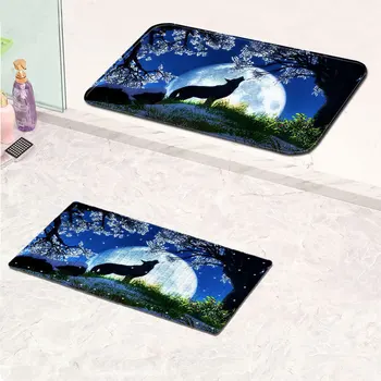 Animal Wolf Pattern Non-slip Carpet Bath Mat Floor Mat Foot Mat PVC Non-slip Mat
Animal Wolf Pattern Non-slip Carpet Bath Mat Floor Mat Foot Mat PVC Non-slip Mat