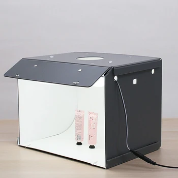 Mini Photo Studio Box Photography Backdrop Portable Softbox LED Light Photography Box Foldable Photo Studio Soft Box
Mini Photo Studio Box Photography Backdrop Portable Softbox LED Light Photography Box Foldable Photo Studio Soft Box